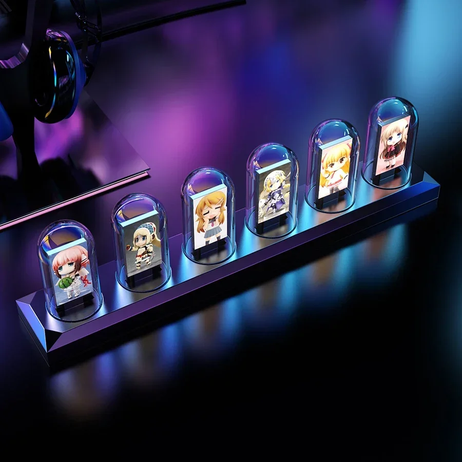 RGB Nixie Tube часы планшетофон цветной экран IPS сделай сам аналоговая цифровая трубка