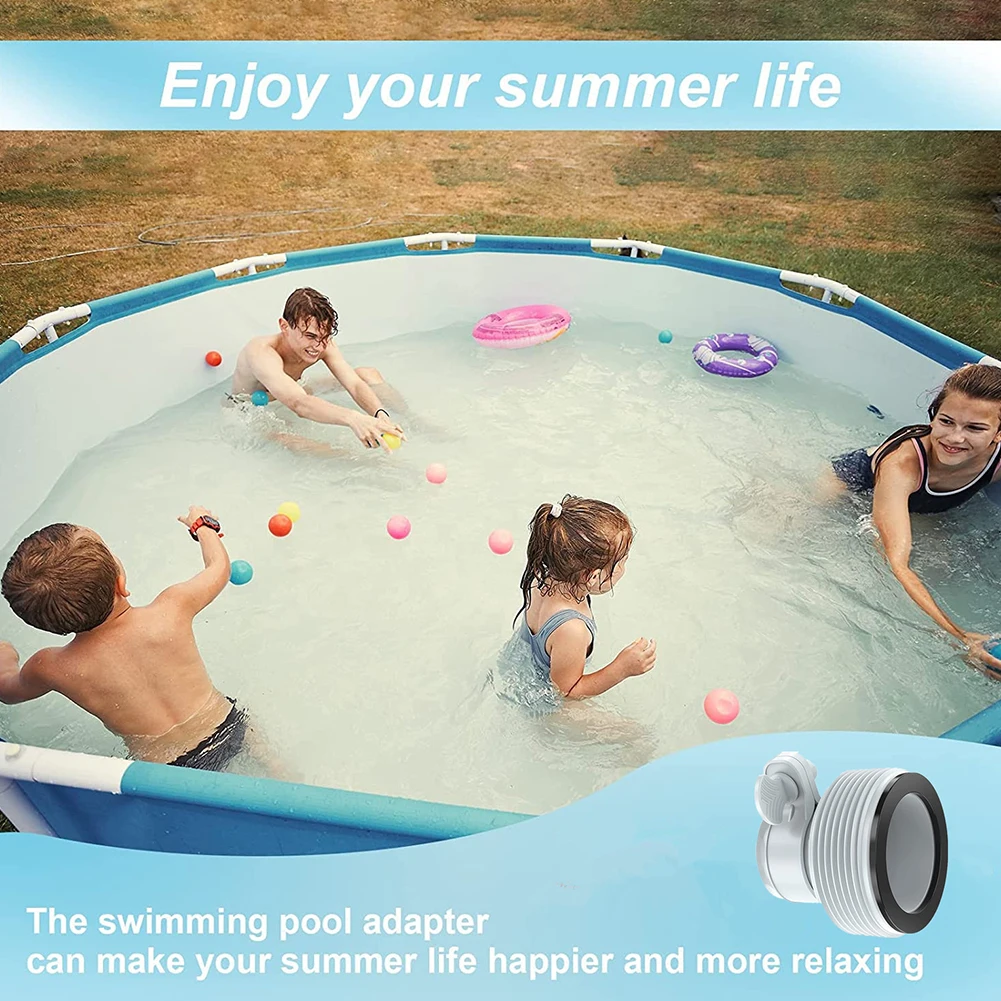 

1.25 inch to 1.5 inch Pool Pumps Adapters for Intex Hose Pump Connector Cleaning