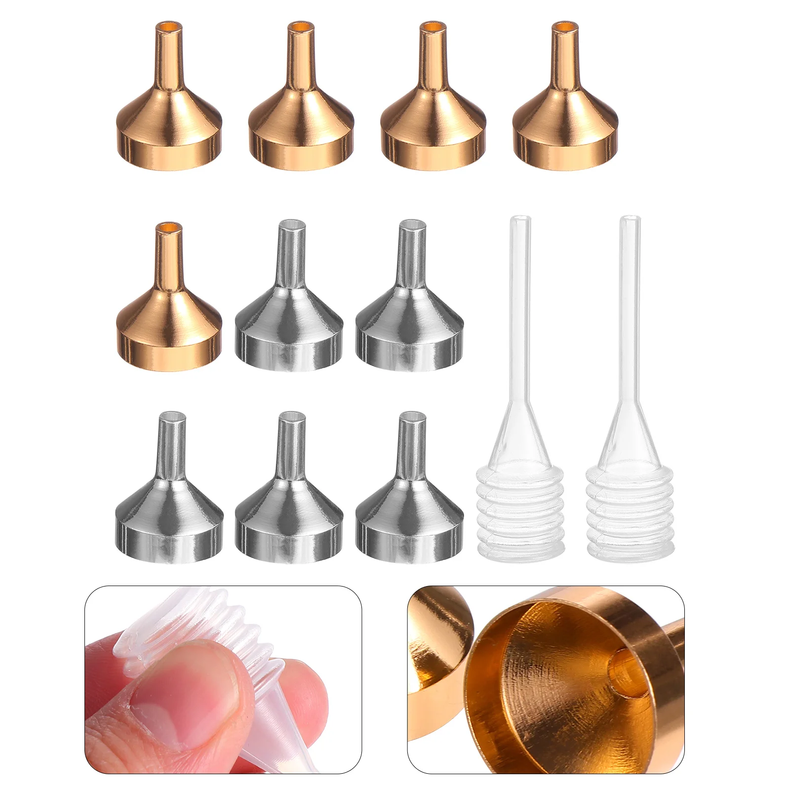 

Funnel Funnels Kitchen Set Accessories Essential Sauce Bottles Filling Liquid Laboratory Science Flask Transferring Metal