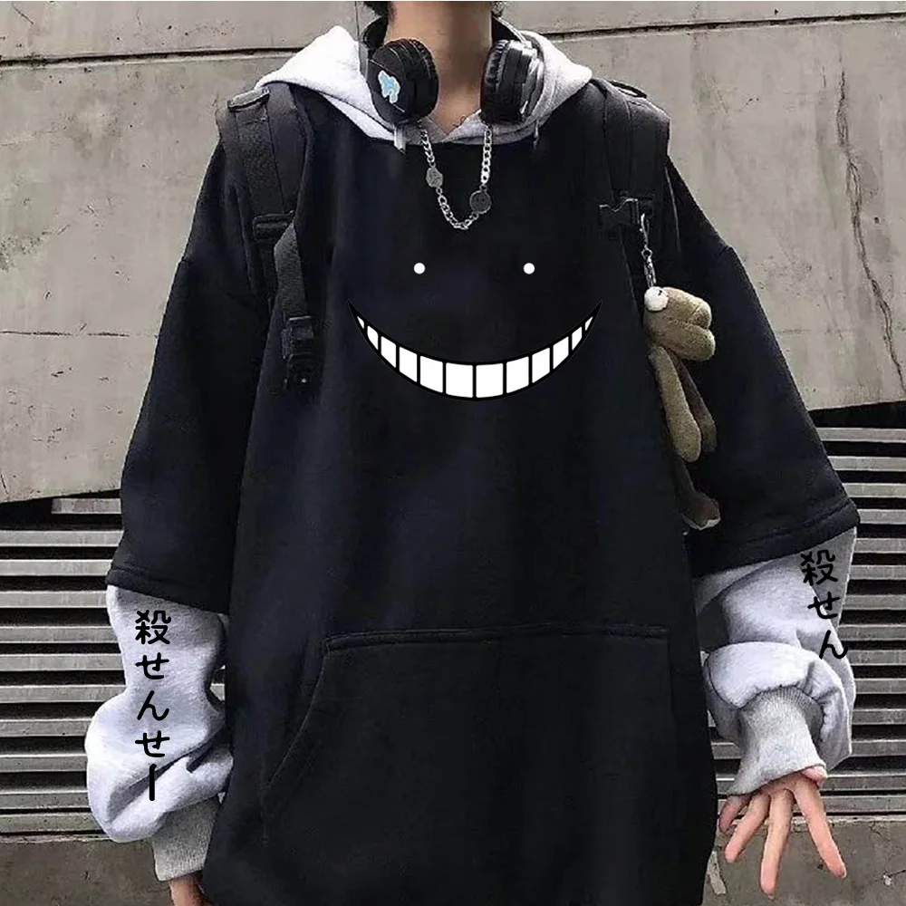 Korosensei Hoodies Anime Assassination Classroom Sweatshirt Men Winter Harajuku Streetwear Gothic Women Clothes Oversized Hoodie