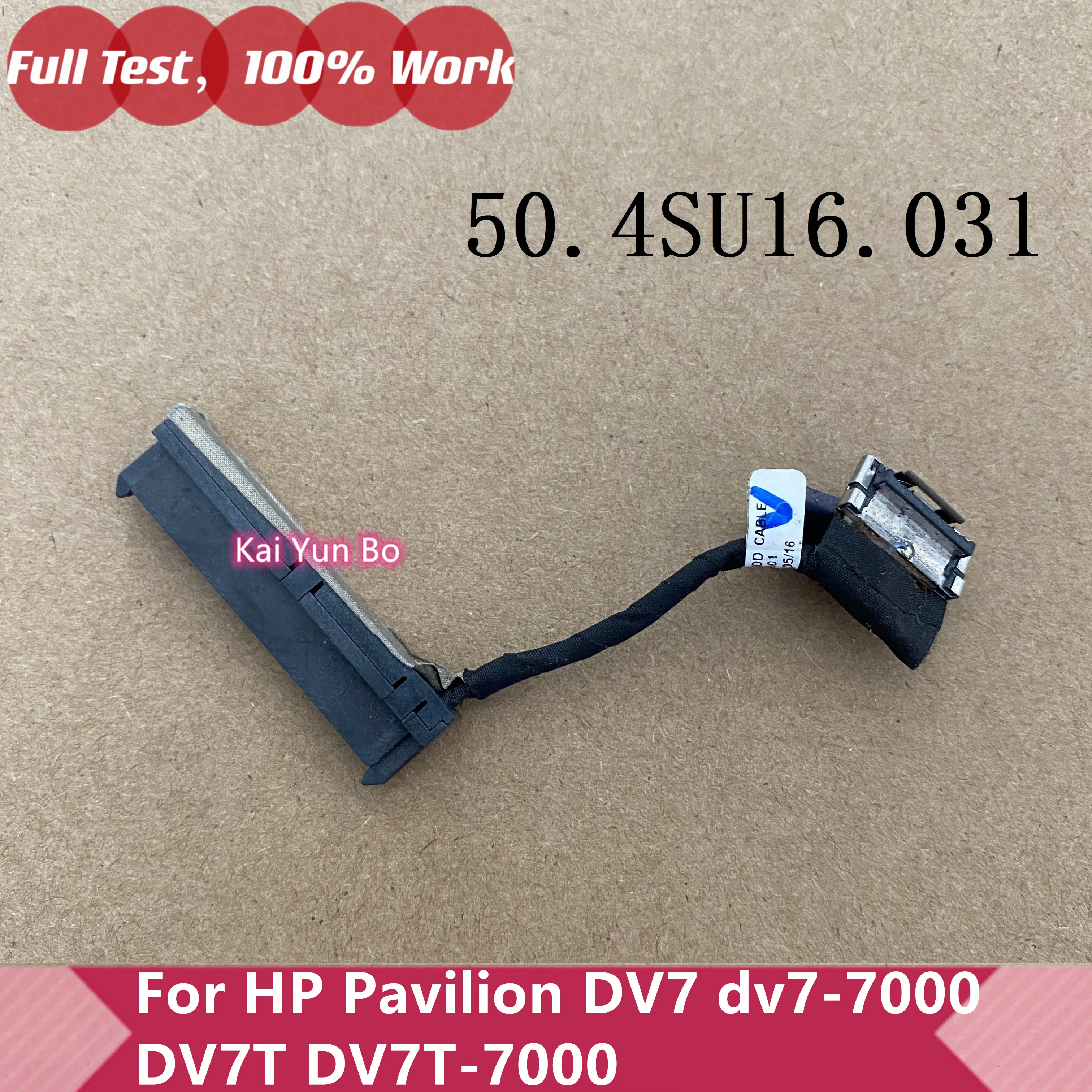 

Подлинный HP Pavilion DV7-7000 DV7 DV7T DV7T-7000 Жесткий диск ноутбука SATA Разъем жесткого диска с кабелем Оригинальный 50.4SU16.031