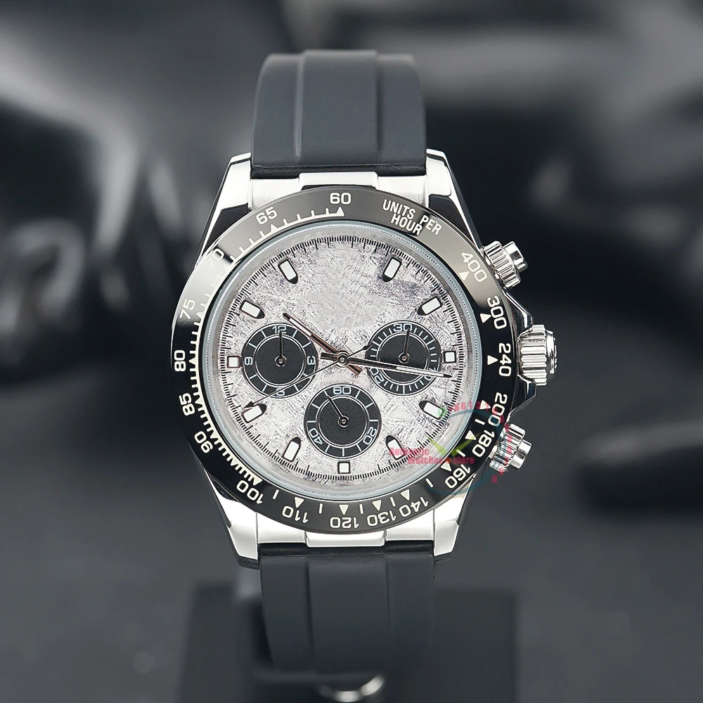 

Мужские часы Cosmograph с циферблатом белого, золотого, серого цветов, автоматические часы Oysterflex, роскошные деловые Стальные наручные часы, 2023