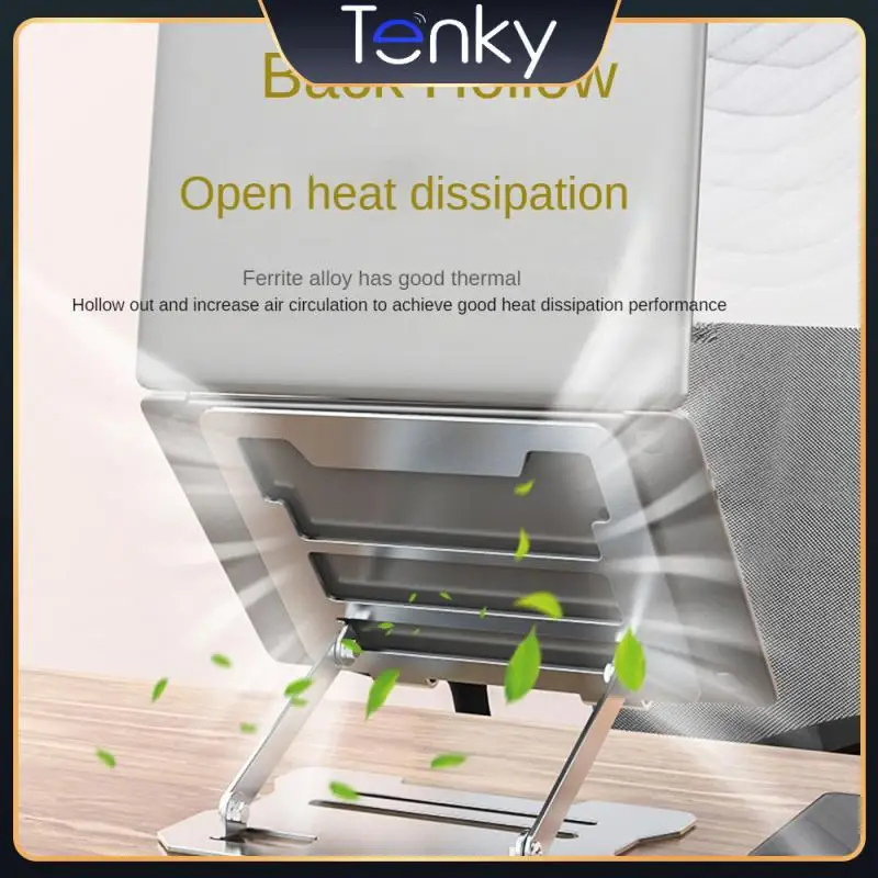 

Portable Laptop Stand Adjustable Notebook Stand Aluminum Laptop Holder Foldable Cooling Support Laptop Bracket Tablet Bracket