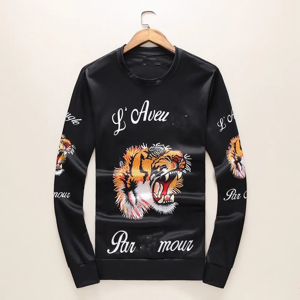 

New 2019 Novelty Men l'aveugle par amour tiger Hoodies Hoody hooded Sweatshirts velvet Cotton Drake Fleece Hip-hop Street #E103