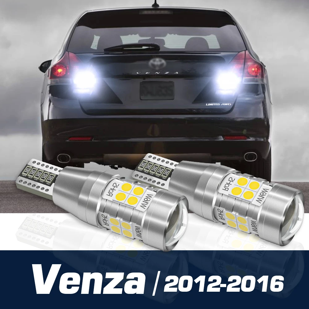 

2pcs LED Reverse Light Backup Bulb Canbus Accessories For Toyota Venza 2012-2016 2013 2014 2015