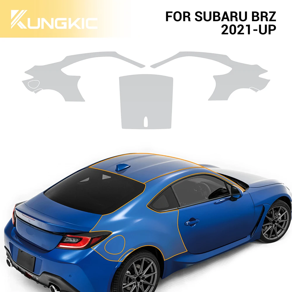 

Для Subaru BRZ Toyota GR86 2021 2022 2023 TPU Автомобильная невидимая прозрачная пленка для тела аксессуары для задних наклеек