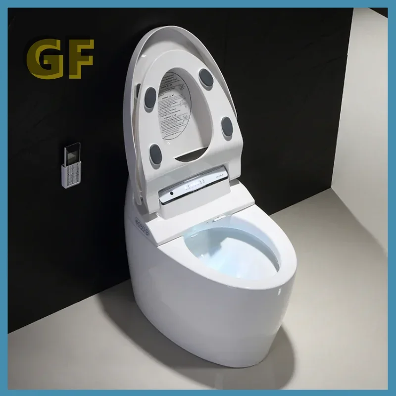 Умный унитаз Интеллектуальный автоматический смыв с откидной крышкой