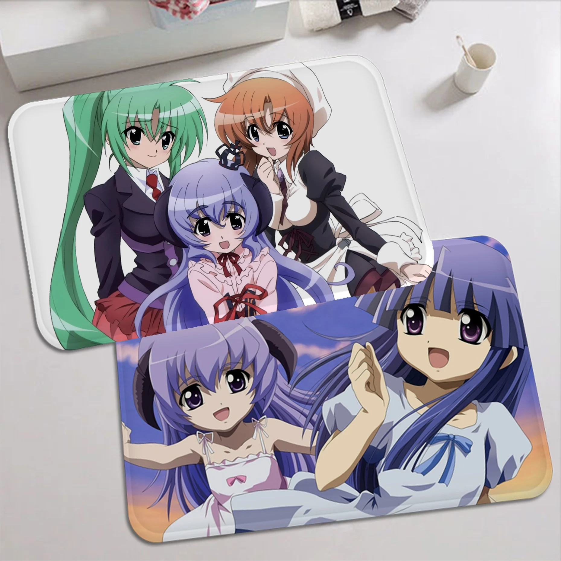 

Higurashi When They Cry Kitchen Mat Non-Slip Laundry Room Mat Laundry Decor Balcony Child Living Room Doormat Area Rug