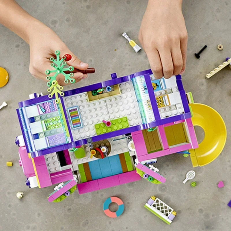 Детский конструктор автобус дружбы серии Good friend 41395