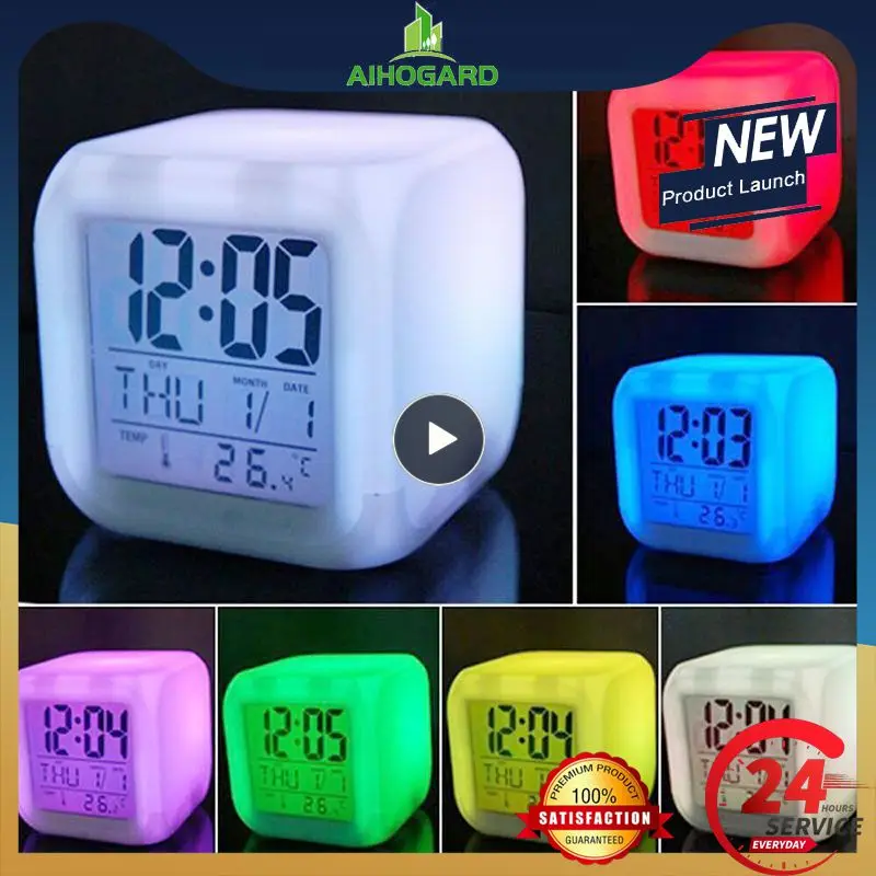 Fashion Electronic Clock Multifunction Digital Alarm Thermom