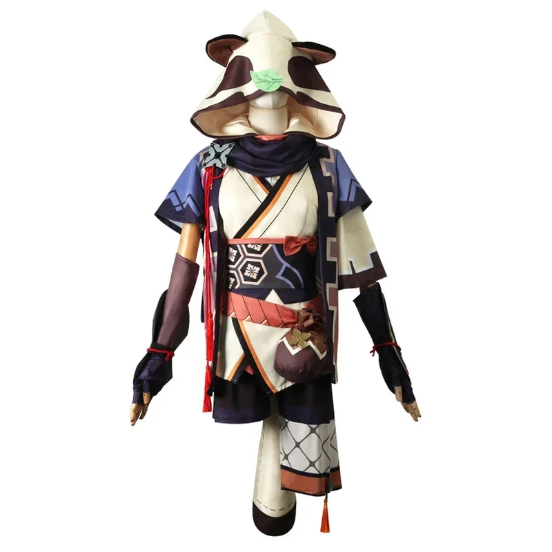 Костюм для косплея Хэллоуина геншин ударт Sayu парик из аниме одежда включая