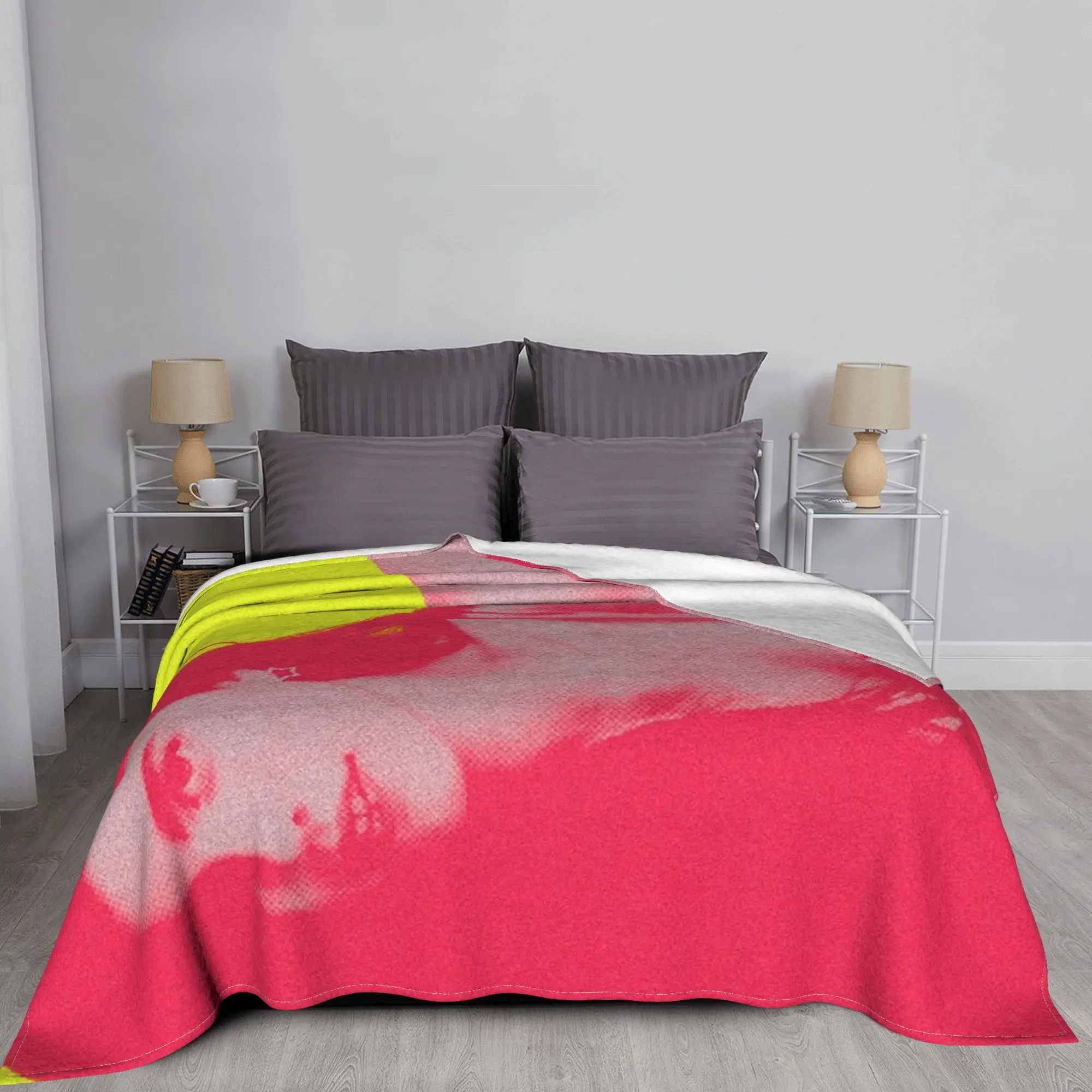 Одеяла The Substance Margaret Qualley шерстяные потрясающие мягкие пледы для домашнего