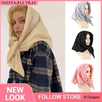 winter quilted headscarf puffer scarf beanie hats womens puffy down cotton triangle shawl hood warm kerchief neck scarf hood