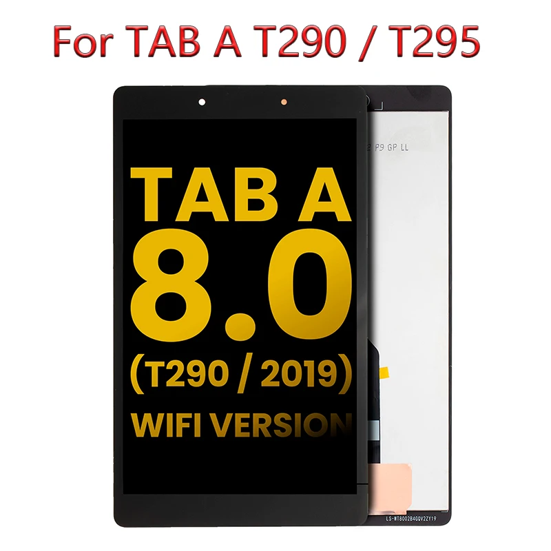

Оригинальный ЖК-дисплей для Samsung Galaxy Tab A 8,0 2019 дюйма, T290, T295 SM-T290 SM-T295 + цифровой преобразователь сенсорного экрана в сборе