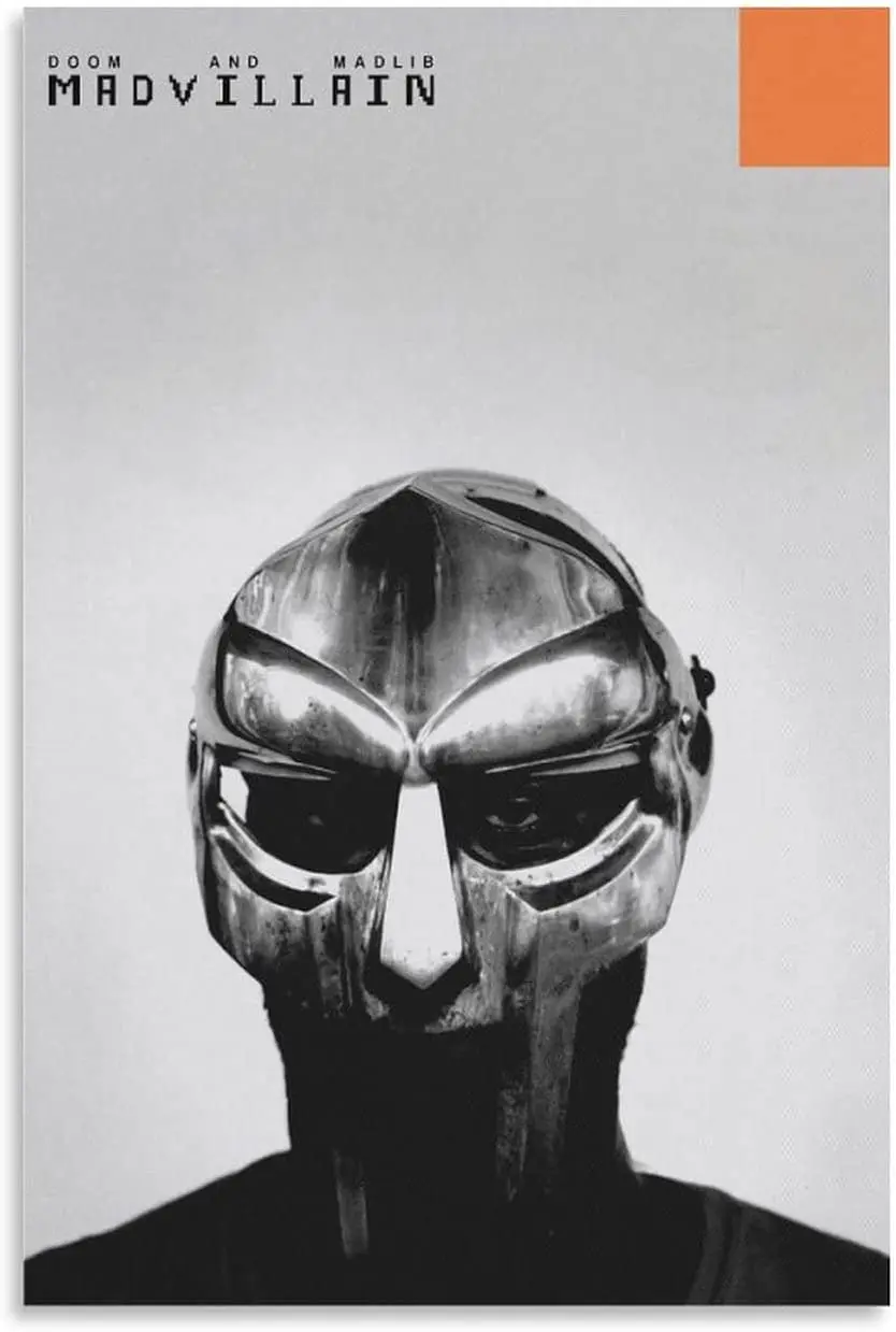 

Hanane Mf Doom Madvillainy Album Cover Poster Home Decoration Art Room Picture Print Modern Painting Decor Mural No Frame