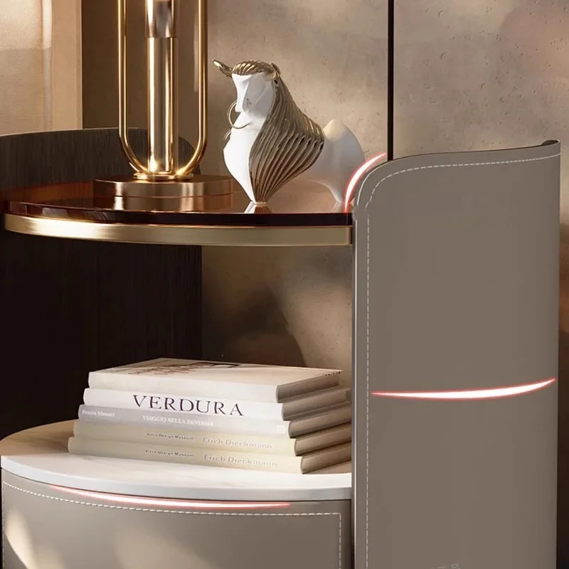 Милая ночная тумбочка для хранения Минималистичная современная спальня простой