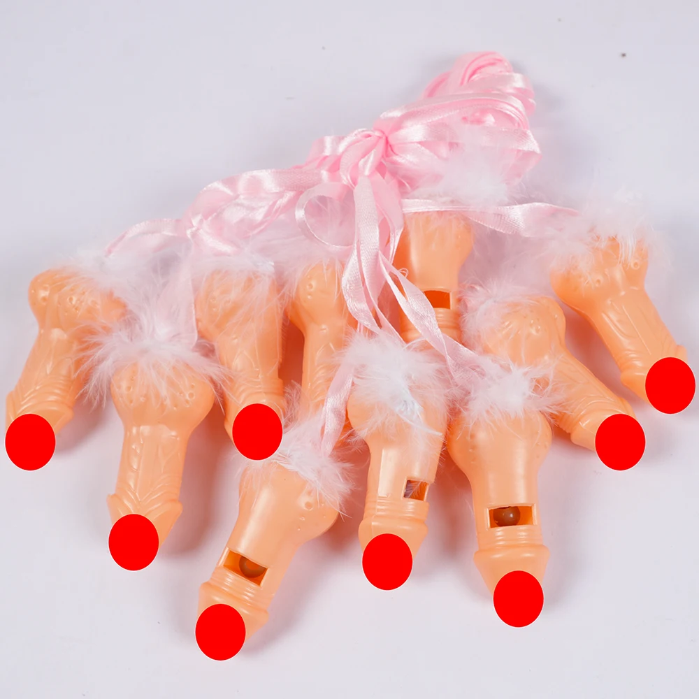 Сувенирные свистки в форме пениса набор из 10 штук