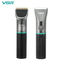 vgr 661 hair clipper professional rechargeable personal care ceramic lcd digital usb men razor haircut barber machine vgr v661