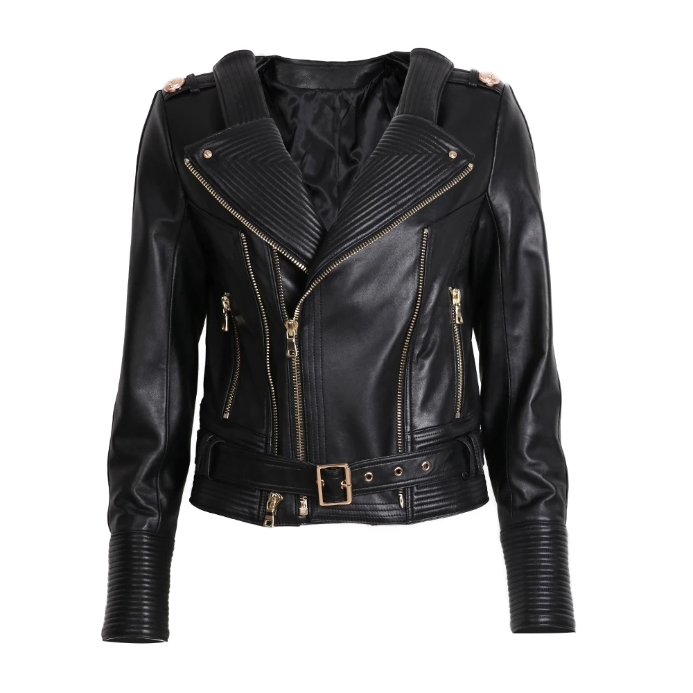 

real leather jacket women leather jacket ladies genuine leather jacket
