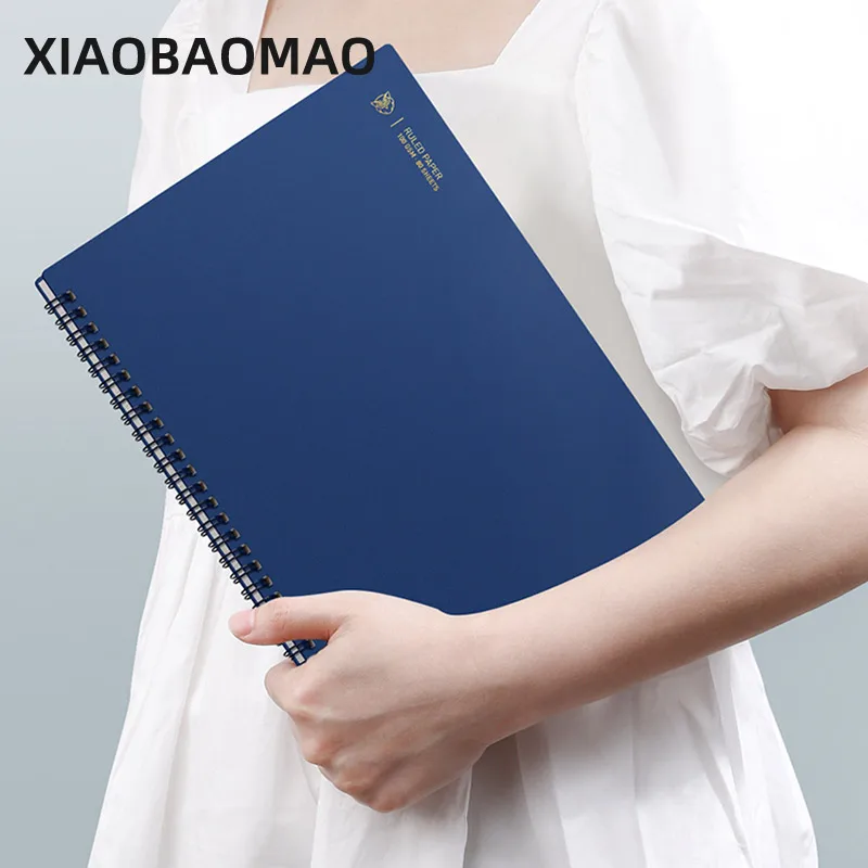 B5 Notebook Thick Large Notebook Horizontal Line Sketchbook Cute Retro Stationery Student Notepad Coil Book Office 365  Planner