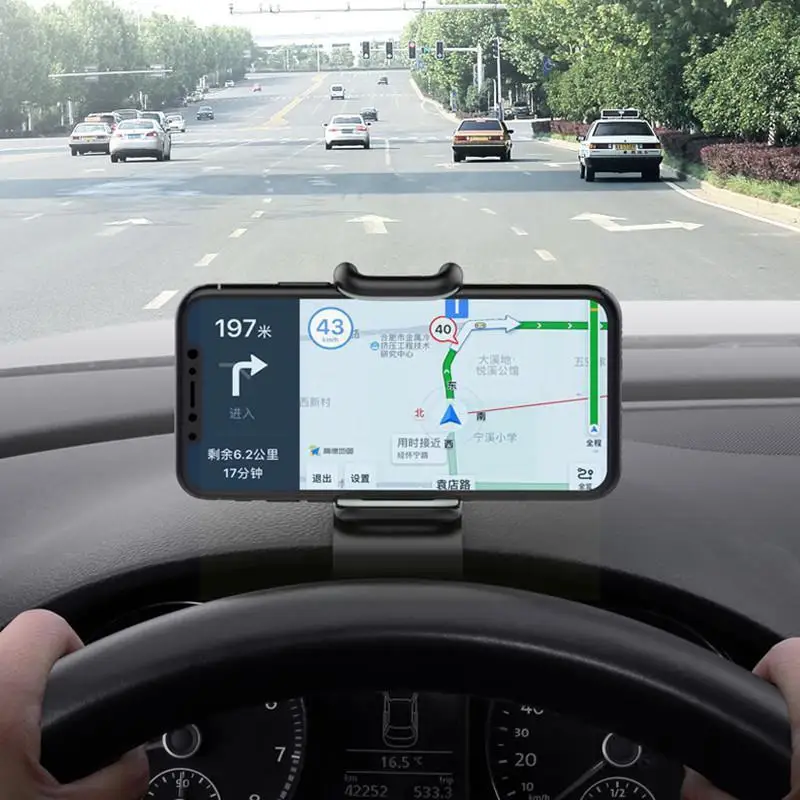 

Dashboard Car Phone Holder Easy Clip Mount Stand Gps Display Bracket Car Holder Support For R1t9 P7q6