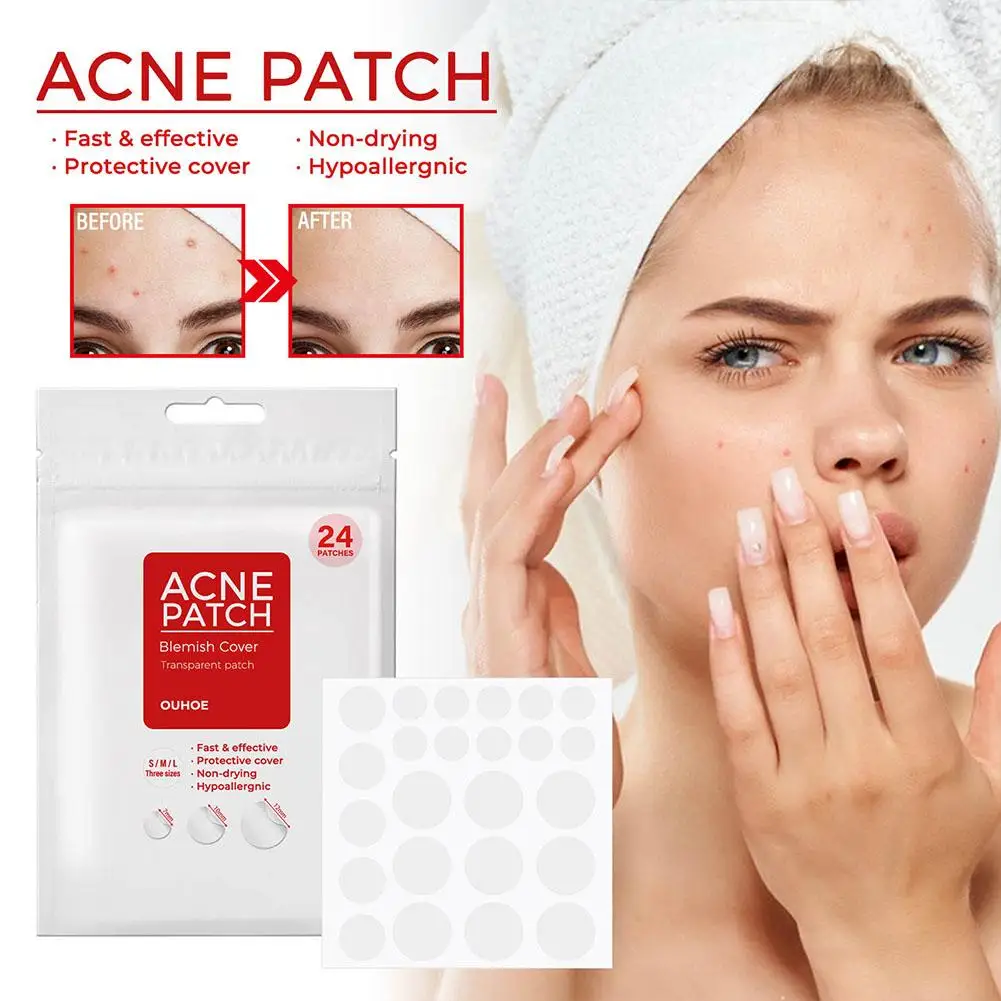 

Face Acne Pimple Spot Scar Care Treatment Stickers Care Removal Remover Patches Blackhead Tool Pimple Skin Facial B7N3