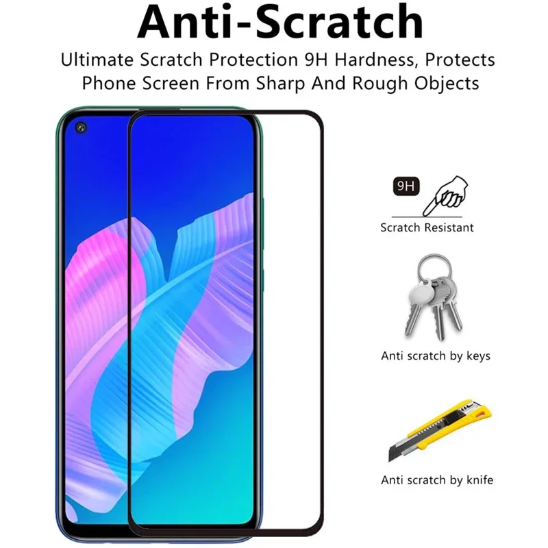 Защитное закаленное стекло 9d для huawei y7p защита экрана на huaweiy7p y 7 p y7 yp7 7yp защитная