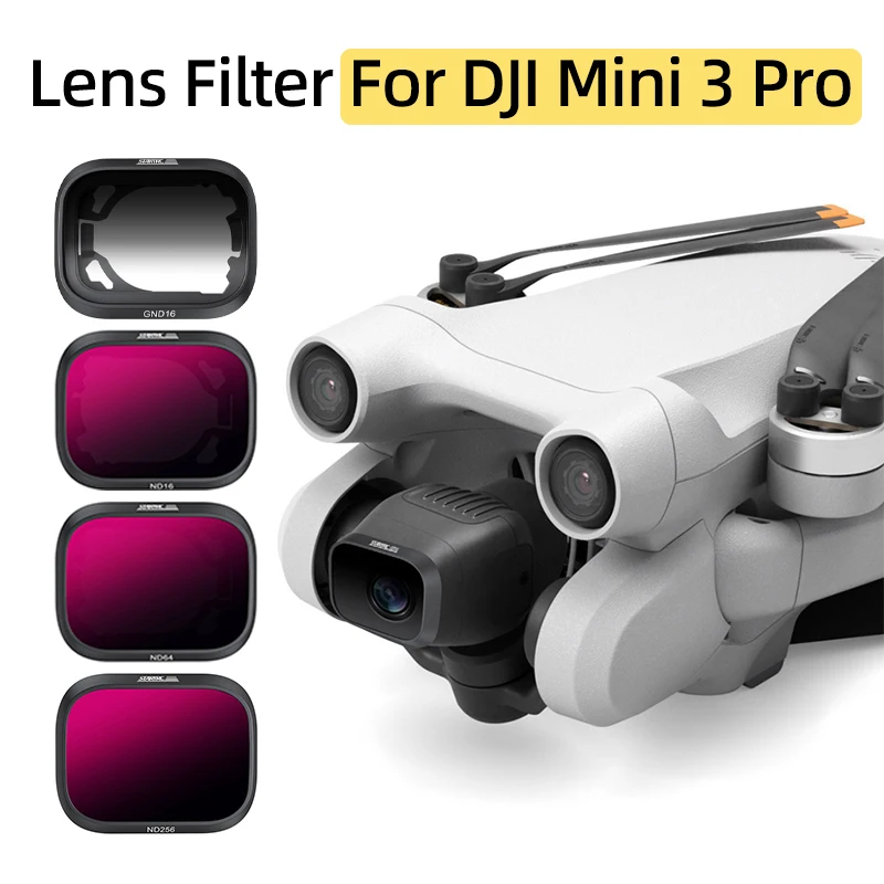 Для DJI Mini 3 Pro Gimabl Camera Lens Filter ND16/64/256 Sets GND16 Filter Flight Photography Accessories