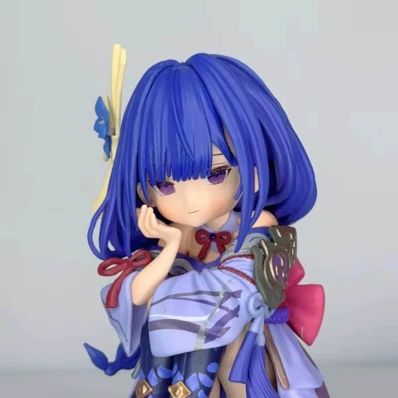 Genshin Impact Аниме Фигурки Yoimiya Raiden Shogun Naganohara Yae Miko Q Версия ПВХ Модель Decora Куклы