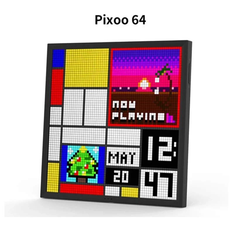 Цифровая фоторамка Divoom Pixoo 64 с 64*64 пикселями художественная
