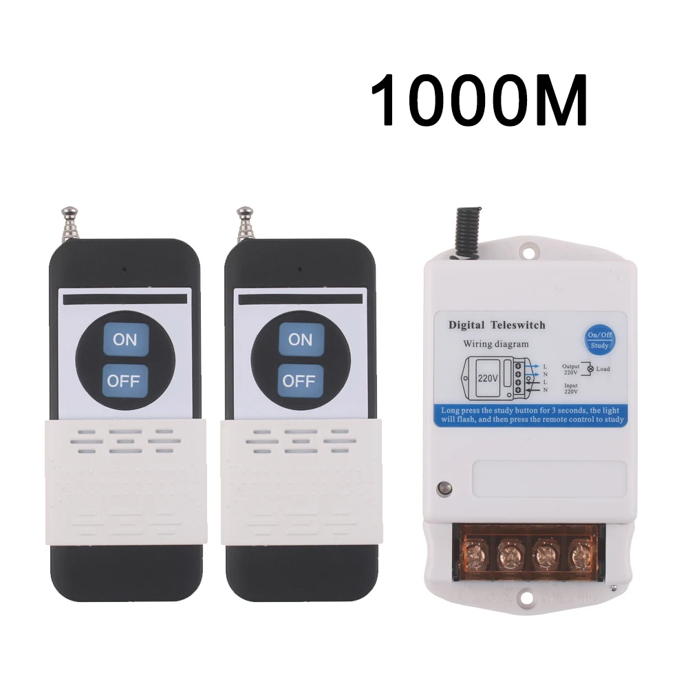 

Беспроводной Выключатель дистанционного управления, 30 А, 220 В, 1000 м, 3000 м, 5000 м