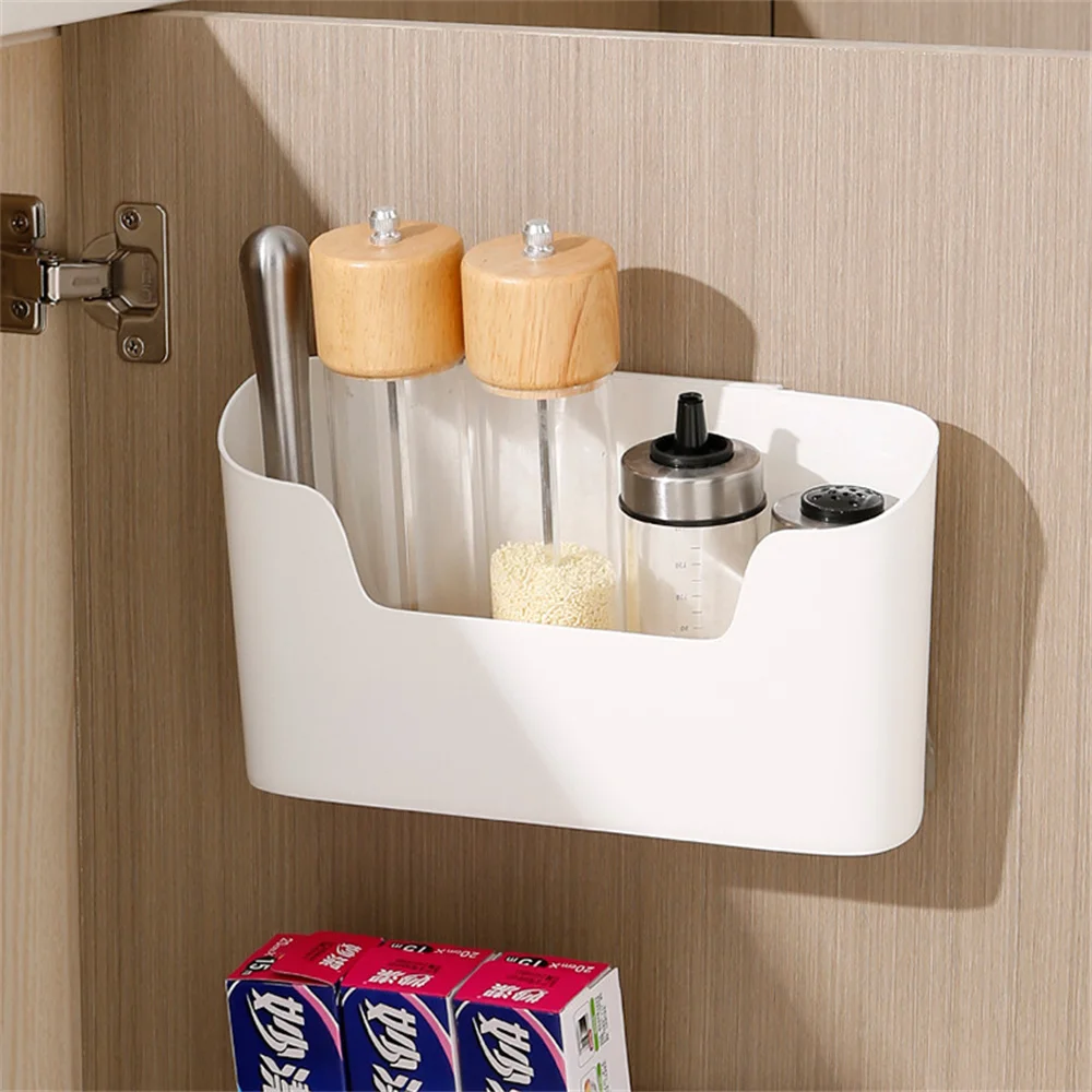 

Saving Space Storage Basket Multi-function Punch-free Installation Sundries Sorting Boxes Wall-mounted Storage Box Wholesale