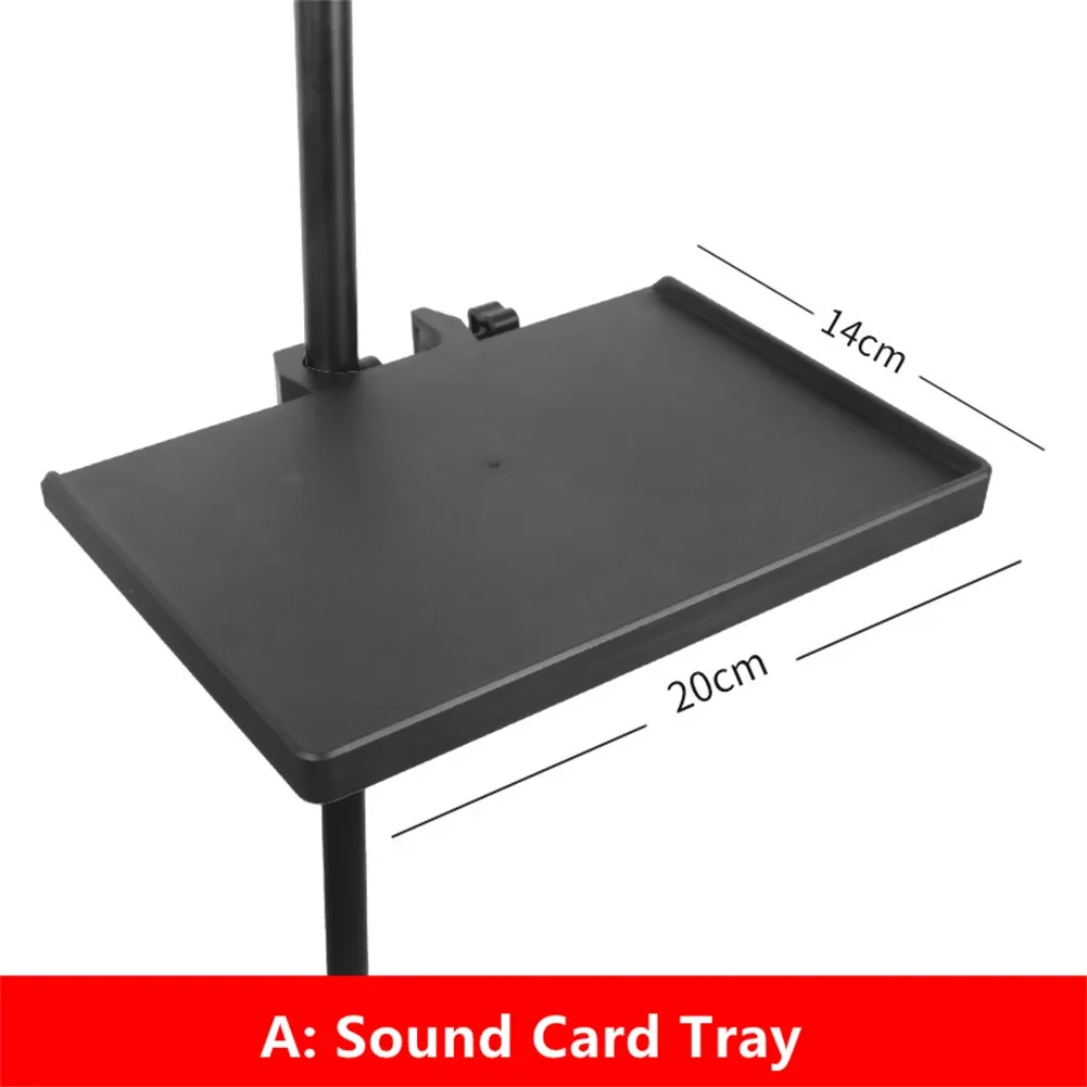 

Microphone Stand Sound Card Tray Bracket 6cm To 10cm Width Smartphone Devices Guitar Performance Live Smartphone Holder