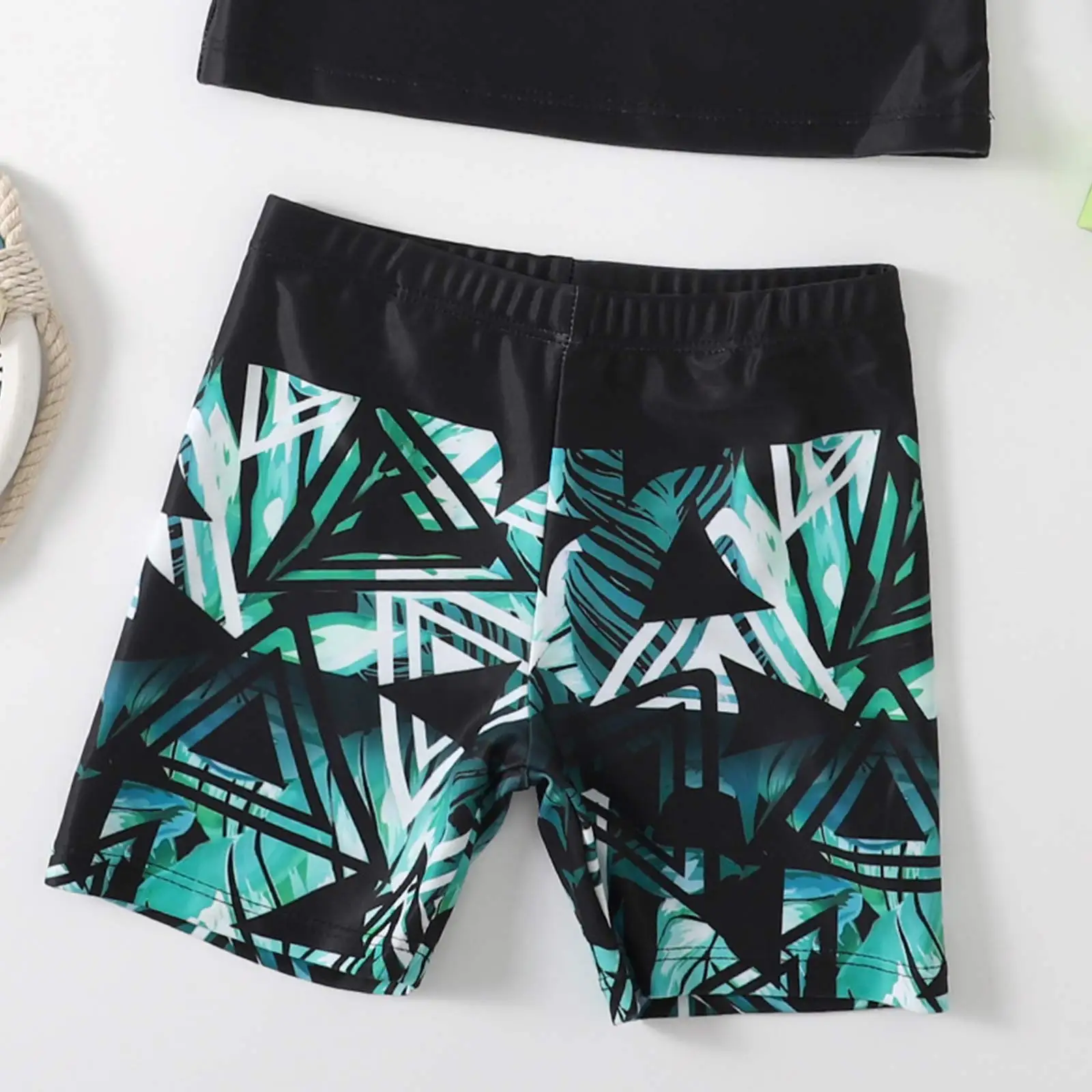 2022 Kids Boys Rash Guard Swimsuit Sun Protection Long Sleeve Stretchy Top Shorts Sets Rashguard Swimming Surfing Suit Beachwear