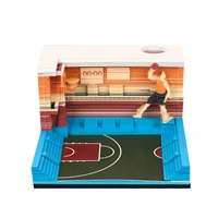 omoshiroi block 3d memo pad 198pcs 3d sticky note pad mini notepad 3d model basketball office accessories gift for boyfriend