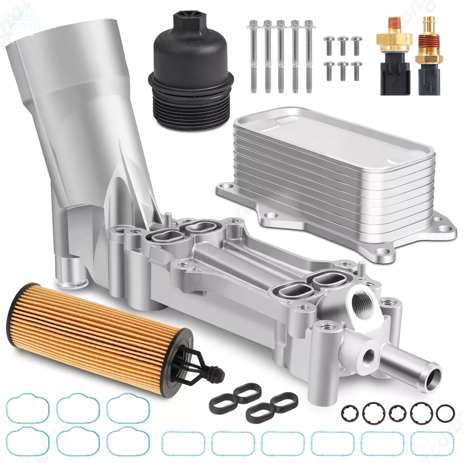 Масляный радиатор 68105583AF для двигателя оригинальная коробка 2011-2016 Jeep Dodge Chrysler Pacifica