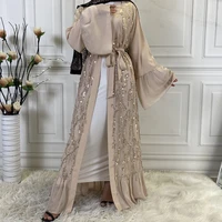 eid mubarak ramadan open abaya kimono femme musulmane abayas for women dubai turkey muslim hijab dress islam pakistani clothes