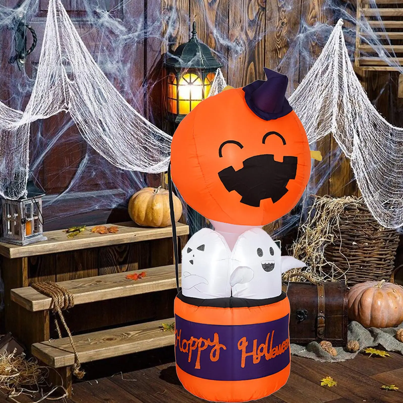 

Halloween Inflatable Scary Specter Indoor Outside Holiday Lawn Halloween