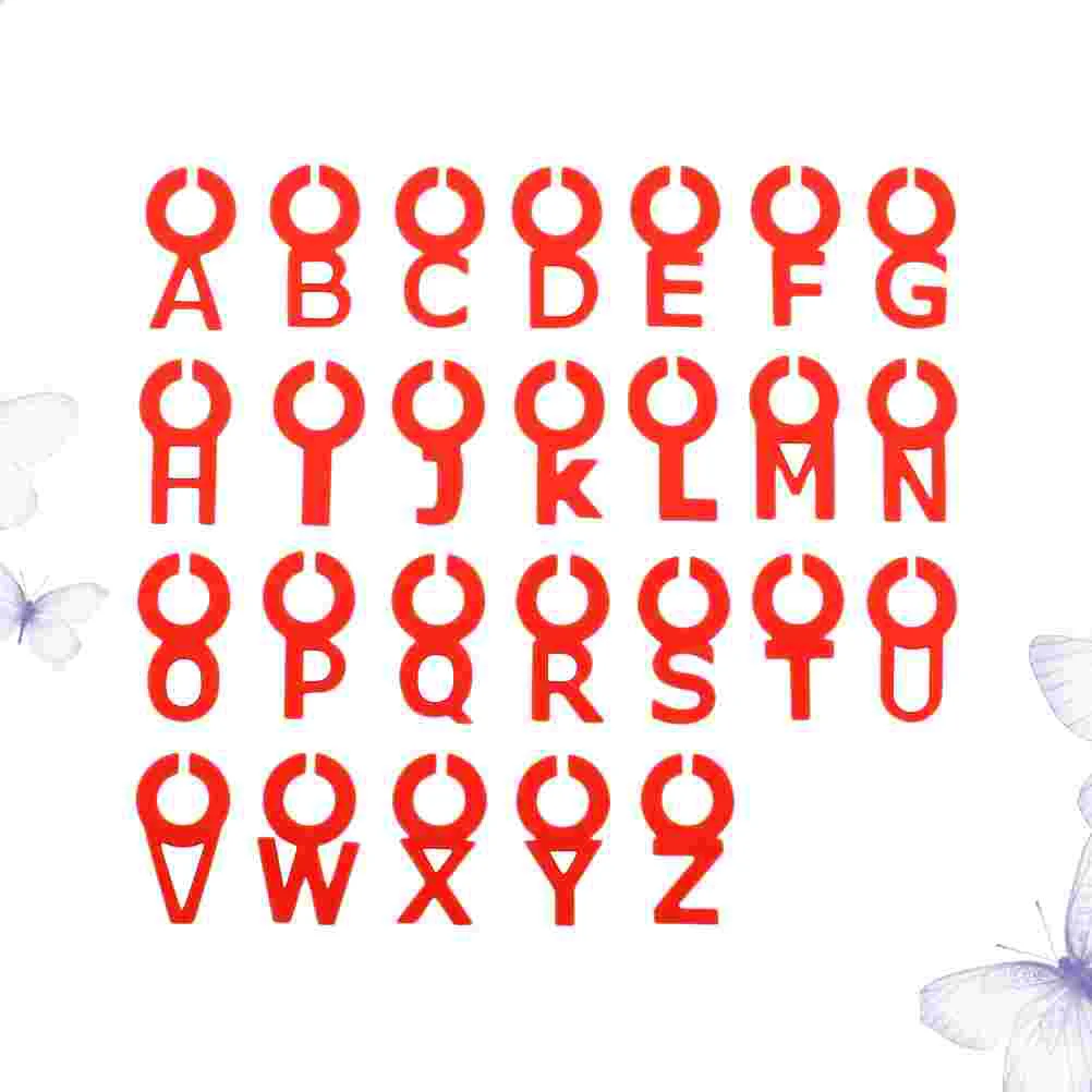 

26 Pcs Christmas Charm Wedding Sign Wedding Glass Charm Wedding Decor Water Cup Glass Marker