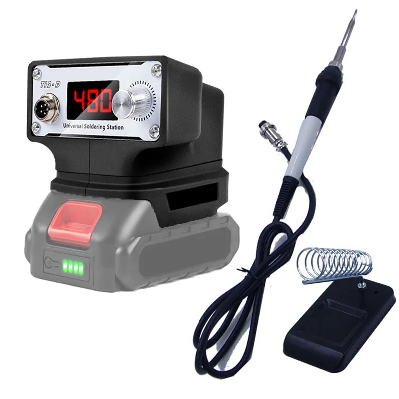Station For Makita/milwaukee/dewalt 20v 18v Li-ion Battery Electric Soldering Station For Wire Welding