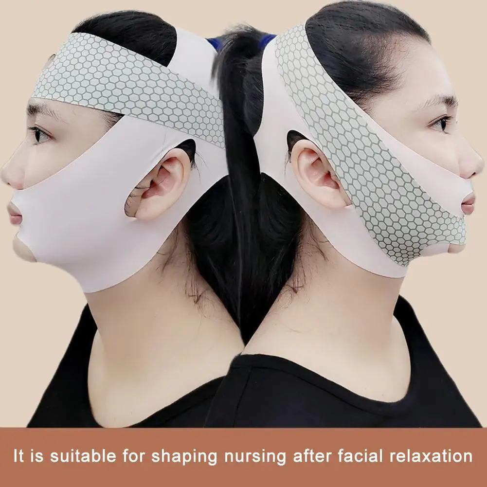 Бандаж V-образный для похудения лица редуктор лифтинга массажа подбородка