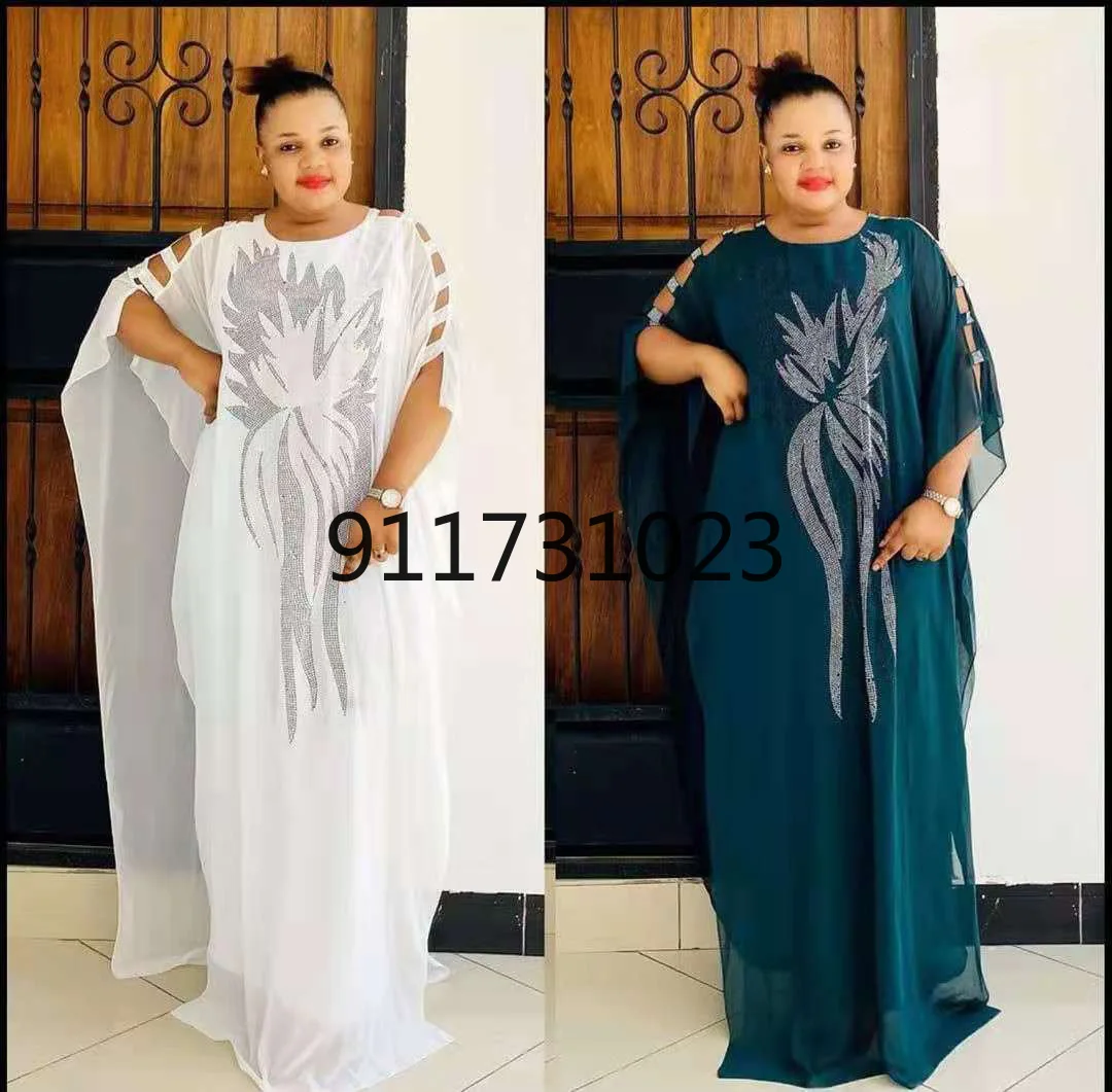 Новое Африканское Дашики Женская мода абайя стильная шифоновая ткань горячее