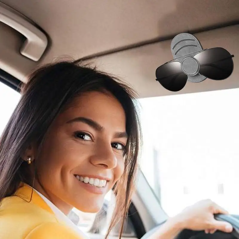 Держатель для солнцезащитных очков с козырьком магнитный автомобильный козырек