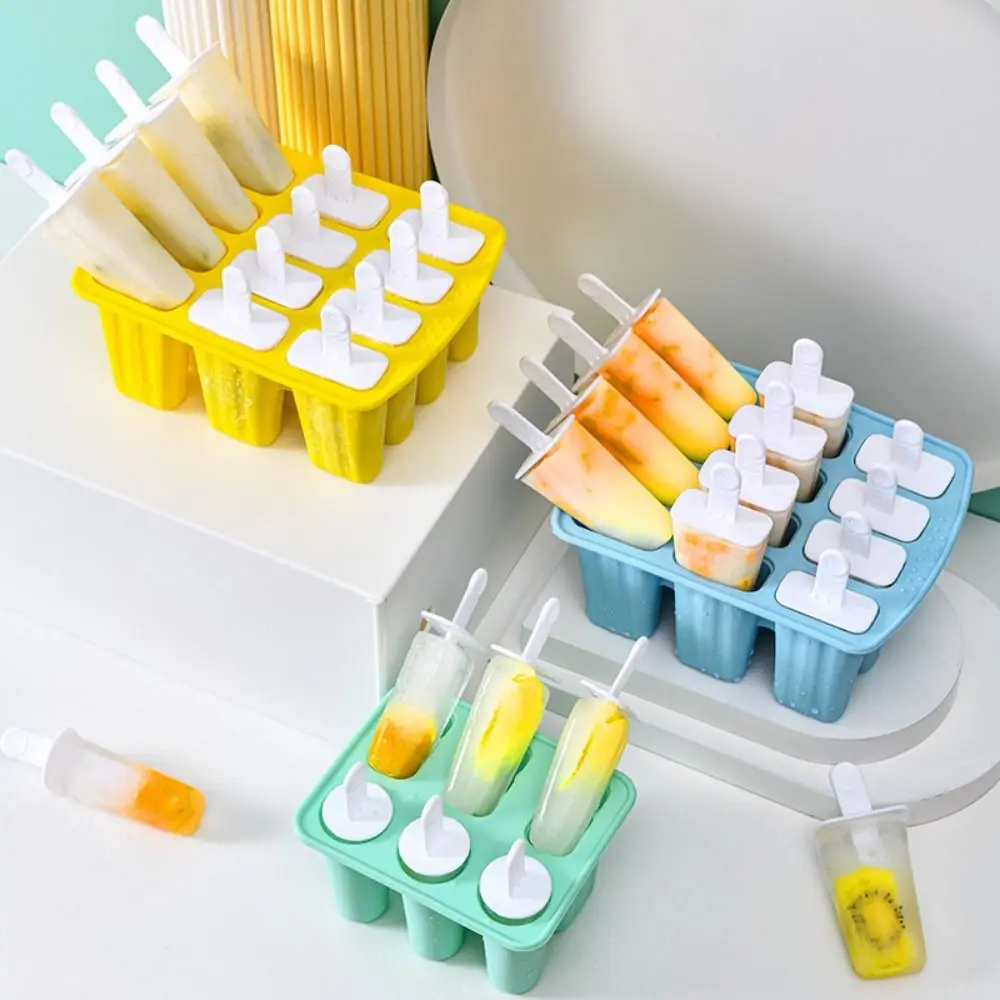 

Silicone Popsicle Molds BPA Free Ice Pop Molds New Cream Tray Mold for Summer Ice Cream