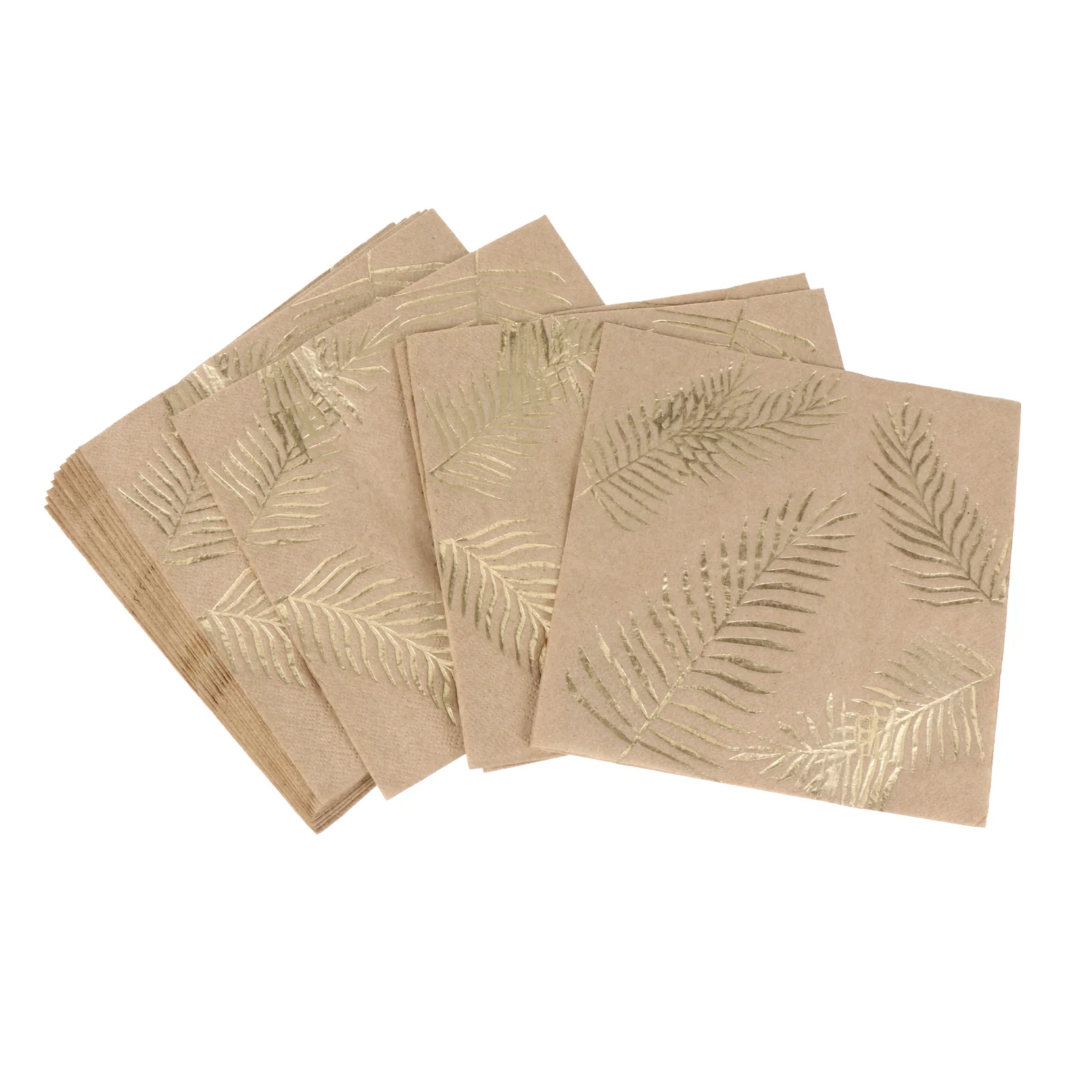 

16 Sheets Palm Leaf Napkins Tropical Leaf Tissues Paper Tableware Party Supplies