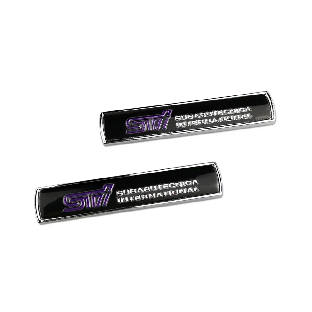 

2 шт., металлическая наклейка на крыло автомобиля, эмблема багажника, значок для Subaru STI BRZ FORESTER IMPREZA LEGACY OUTBACK STI TRIBECA WRC WRX XV