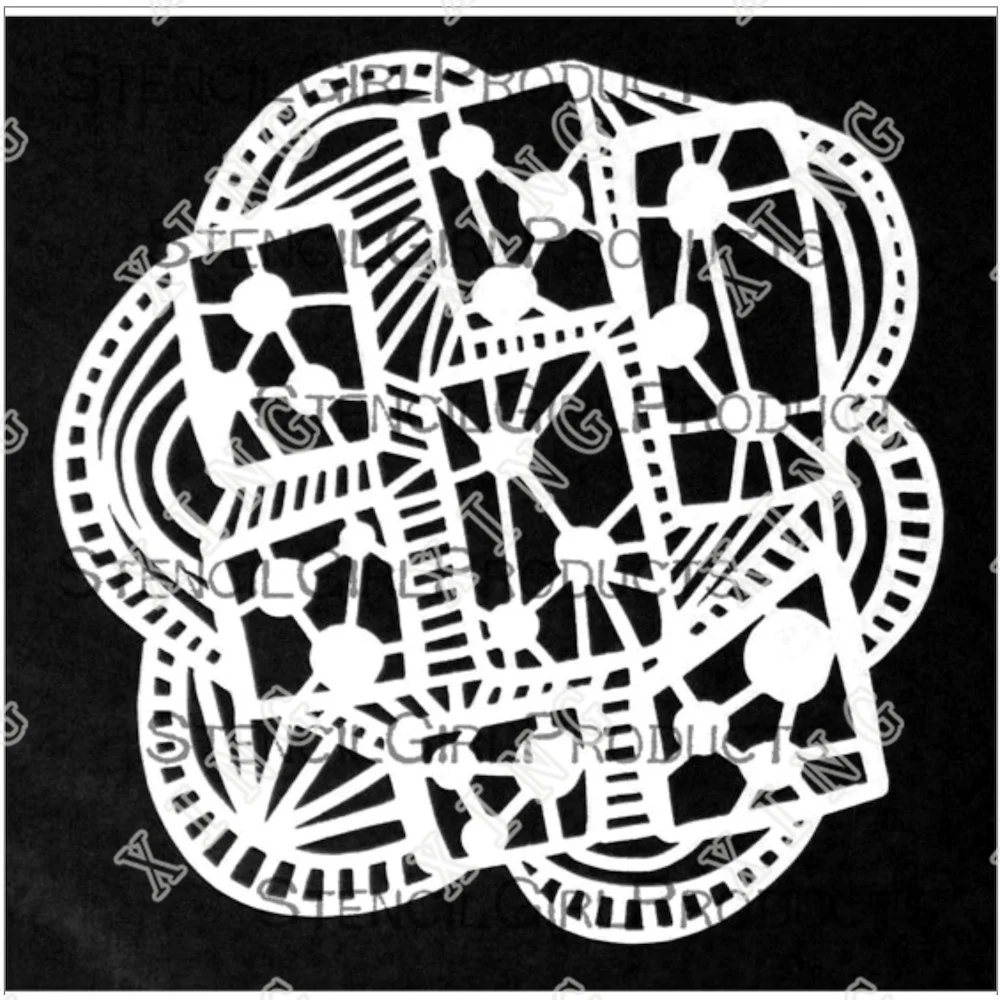

2022 Sidetracked Layering Stencils Craft Paper Greeting Card Scrapbooking Coloring Mold Kids Fun Diy Drawing Embossing Template