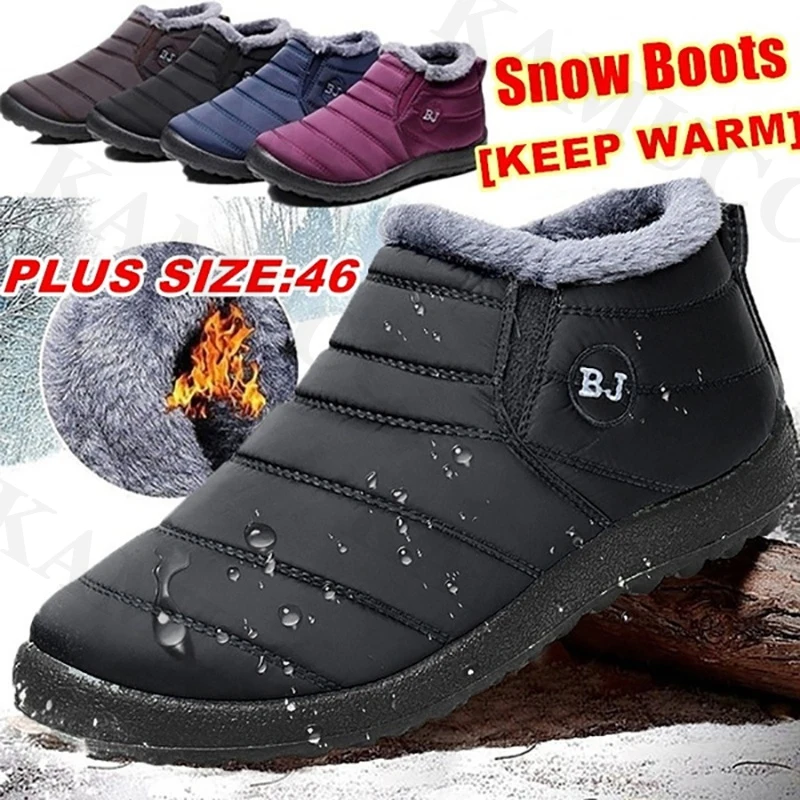 

Woman Snow Boots Plush New Warm Ankle Boots For Women Winter Boots Waterproof Women Boots Female Winter Shoes Women Booties