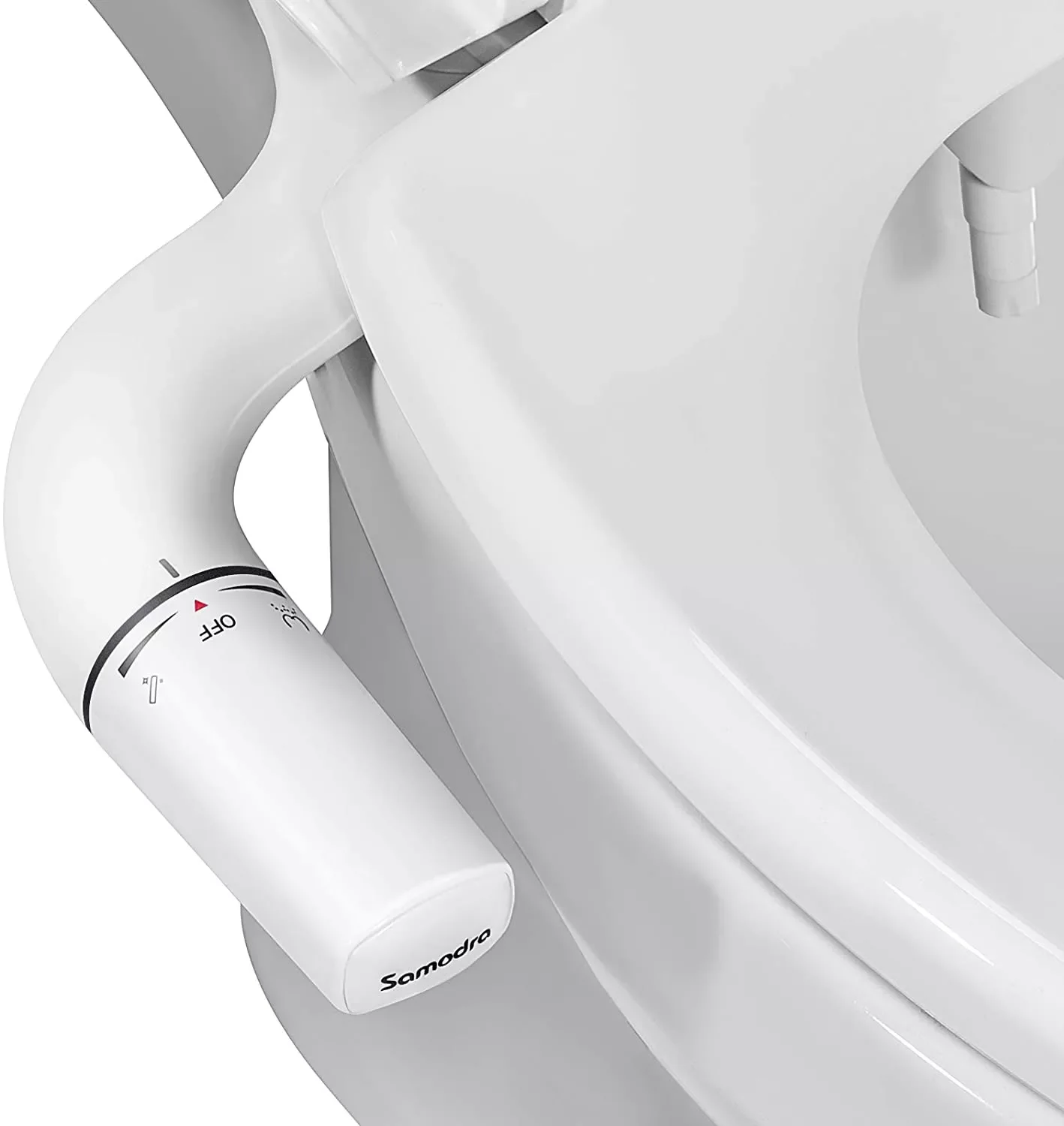 

Self Cleaning Bidet for Toilet, Ultra-Slim Single Nozzle Bidet Attachment for Toilet with Adjustable Water Pressure, Fre