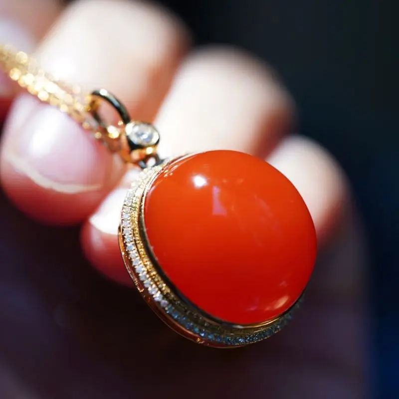 

Классический стиль, цвет красного дерева, винтажный стиль, кристалл, Круглый Кулон, цепочка до ключиц, свадебные ювелирные изделия для банкета